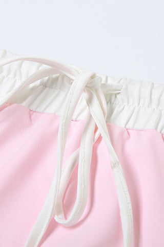 Sporty Zip-Up Two-Piece Set