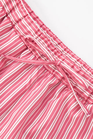 Striped Drawstring Pajama Pants