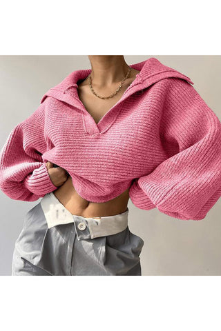 Cozy Ribbed V-Neck Sweater