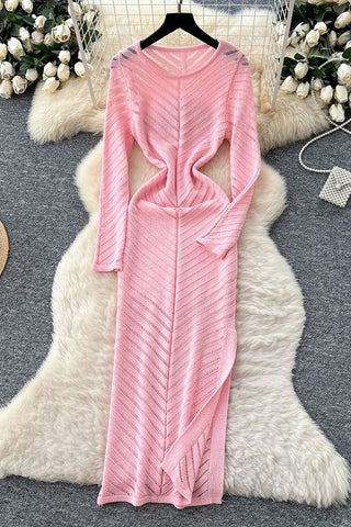 Flowy Knit Casual Dress