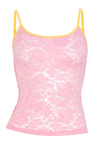 Lace Trim Camisole Top