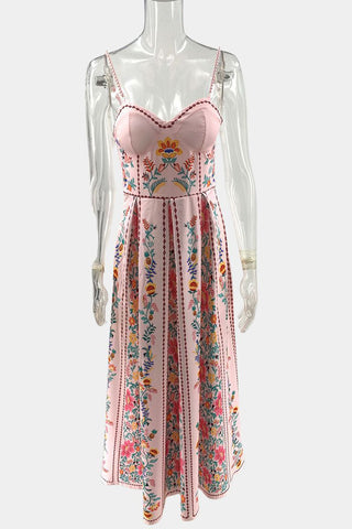 Floral Print Maxi Dress