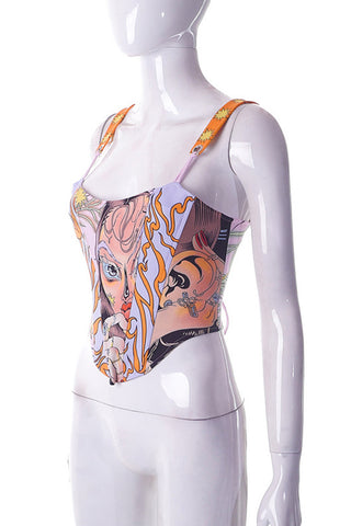 Artistic Print Camisole Top