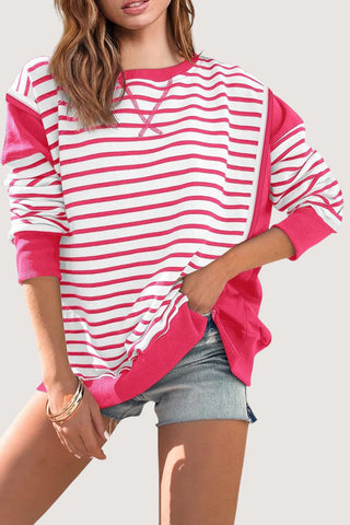 Striped Casual Long-Sleeve T-Shirt