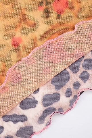 Abstract Patterned Long Sleeve Blouse