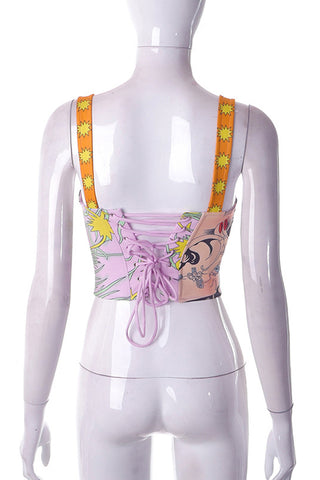 Artistic Print Camisole Top