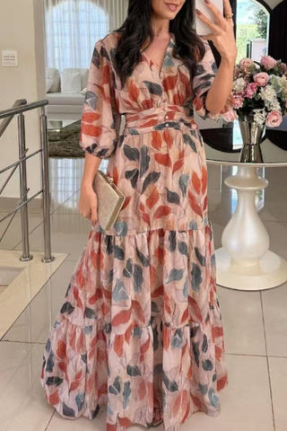 Floral Print Maxi Dress