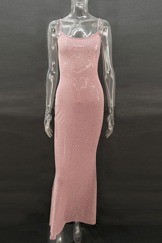 Elegant Spaghetti Strap Evening Dress