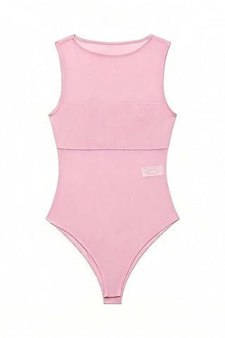 Sleeveless Sheer Bodysuit