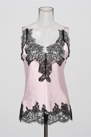Elegant Lace-Trimmed Camisole