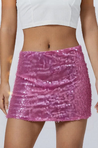 Textured Mini Skirt