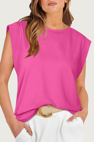 Relaxed Fit Sleeveless Top