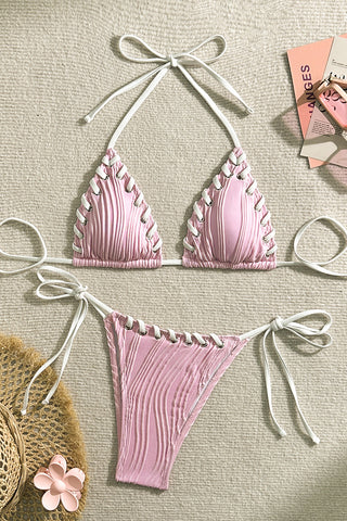 Sexy Solid Bikini Set