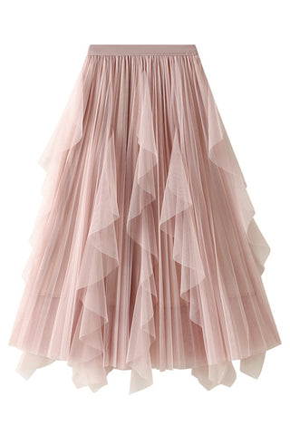 Flowing Layered Casual Skirt