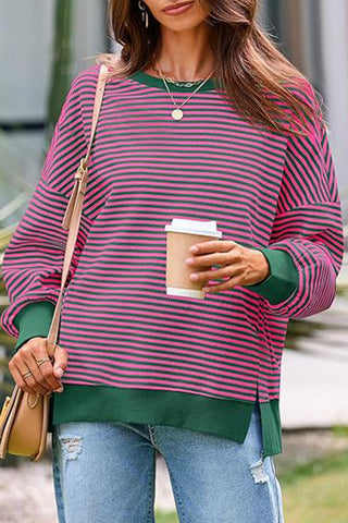 Striped Relaxed Fit Pullover