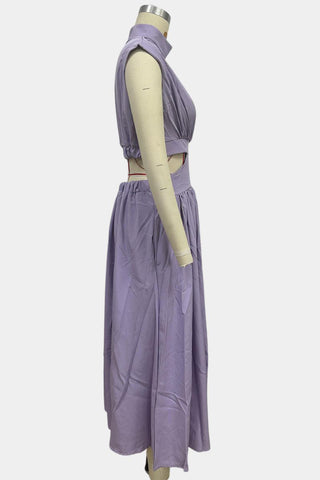 Elegant Backless Maxi Dress