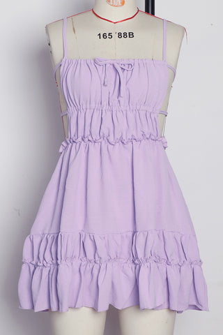 Ruffle Trim Summer Cami Dress