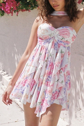 Strapless Ruffle Sundress