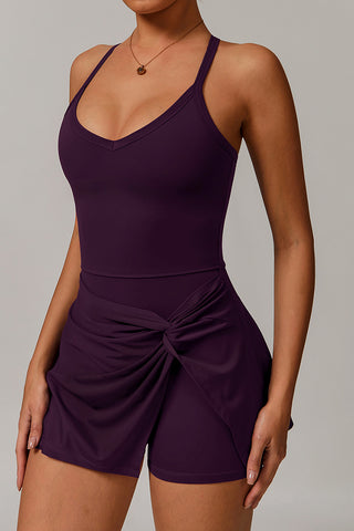 Chic Knot Detail Mini Dress