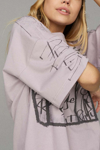 Graphic Print Oversized T-Shirt