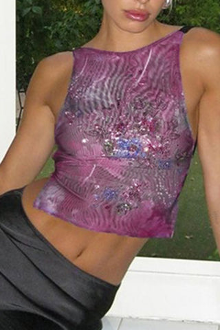 Floral Print Tank Top