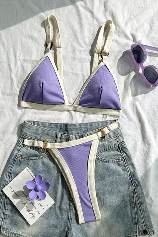 Chic Bikini Set with Adjustable Straps