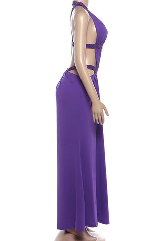 Elegant Cutout Evening Dress