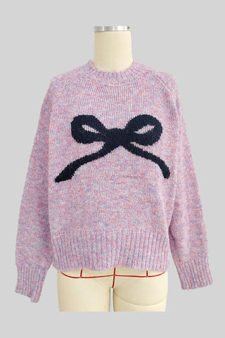 Bow-Pattern Sweater