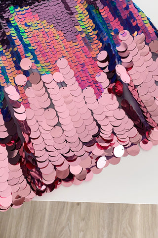 Sequin Night-Out Mini Skirt