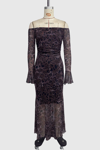 Off-Shoulder Evening Casual Dress