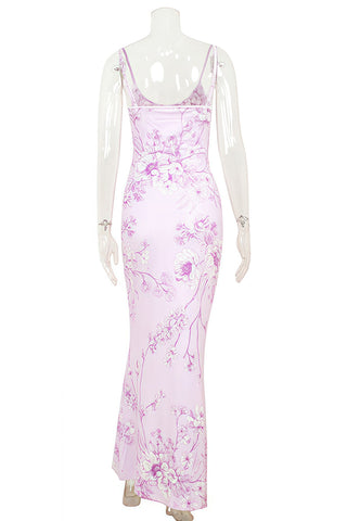 Floral Print Vacation Dress