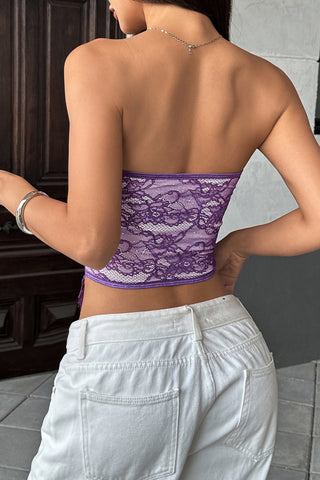 Lace Button-Front Camisole