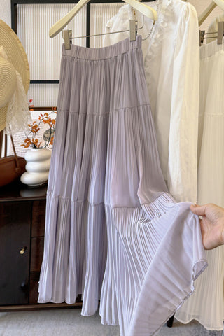 Elegant Tiered Maxi Skirt