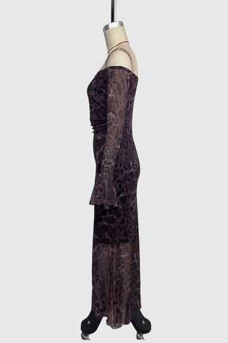 Off-Shoulder Evening Casual Dress