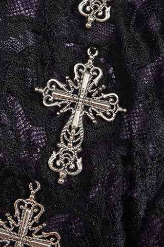 Lace Trim Corset Tank Top