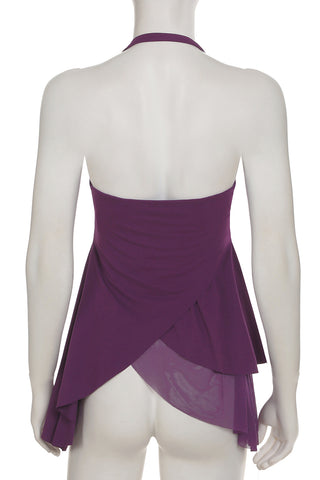 Asymmetric Halter Layered Cami