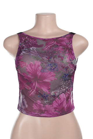 Floral Print Tank Top