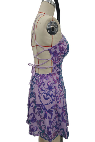 Strappy Floral Mini Dress