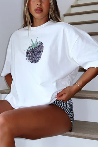 Fruit Graphic Oversized T-Shirt