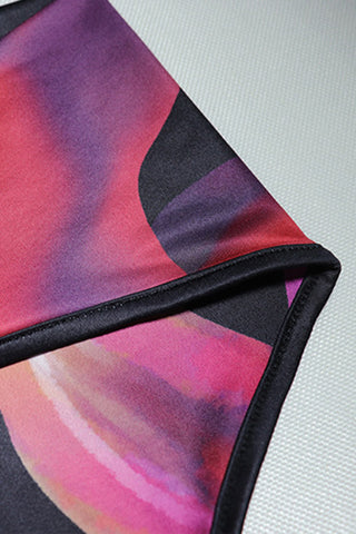 Halter Neck Floral Maxi Dress