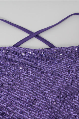 Elegant Sequin Evening Gown