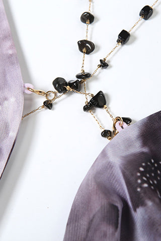 Ruched Crossover Casual Dress