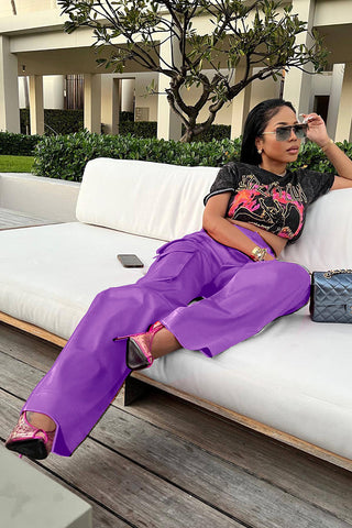 Graphic Tee with Casual Utility Pants