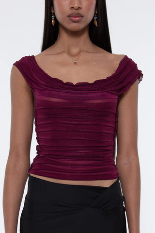 Ruffled Square Neck Tank Top
