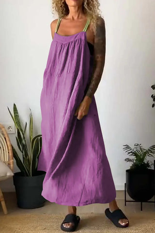 Relaxed Fit Sleeveless Dress