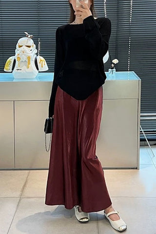 Elegant Midi Mermaid Skirt