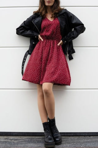 Polka Dot Casual Dress