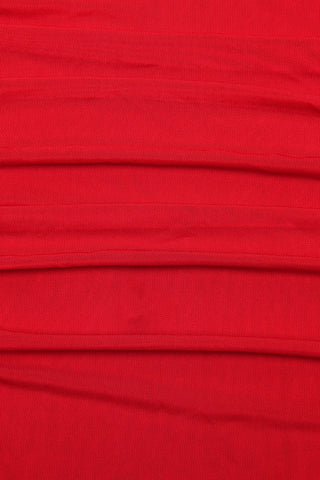 Off-Shoulder Slit Midi Dress