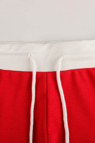 Zip-Up Short Set with Drawstring Shorts