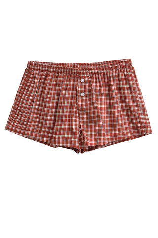 Checkered Casual Shorts